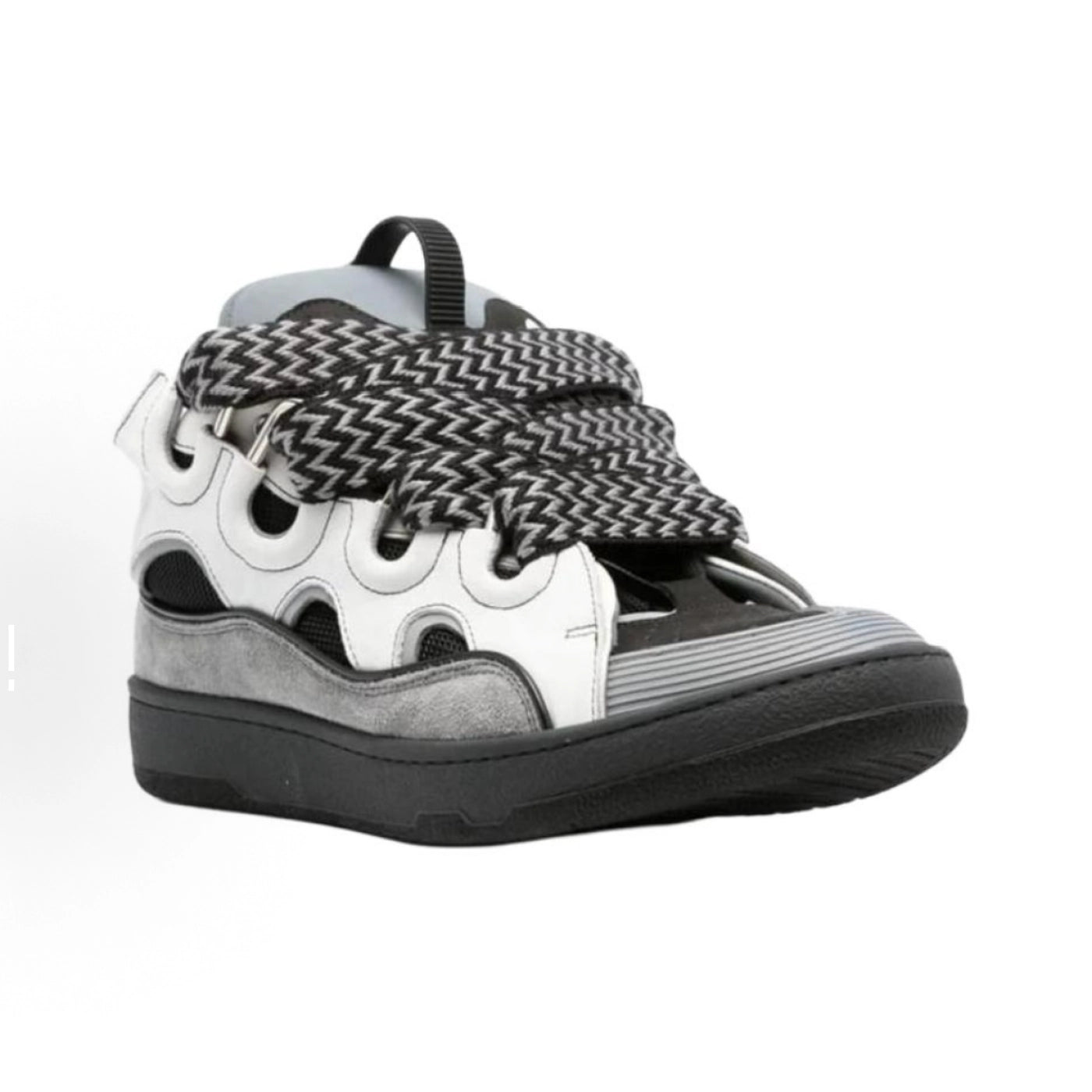 LANVIN Black Whiteand Gray
