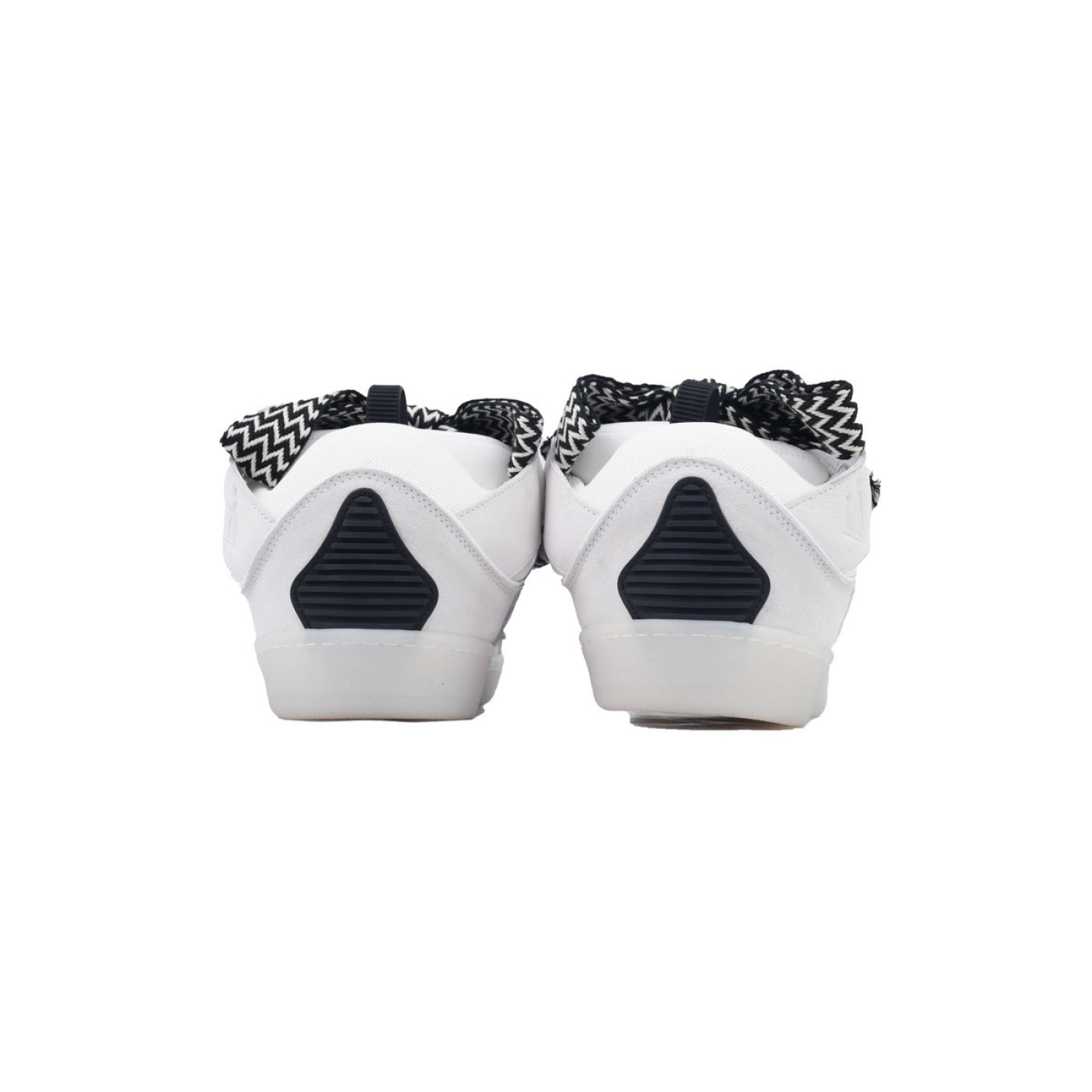 Lanvin Leather Curb Grey White Black