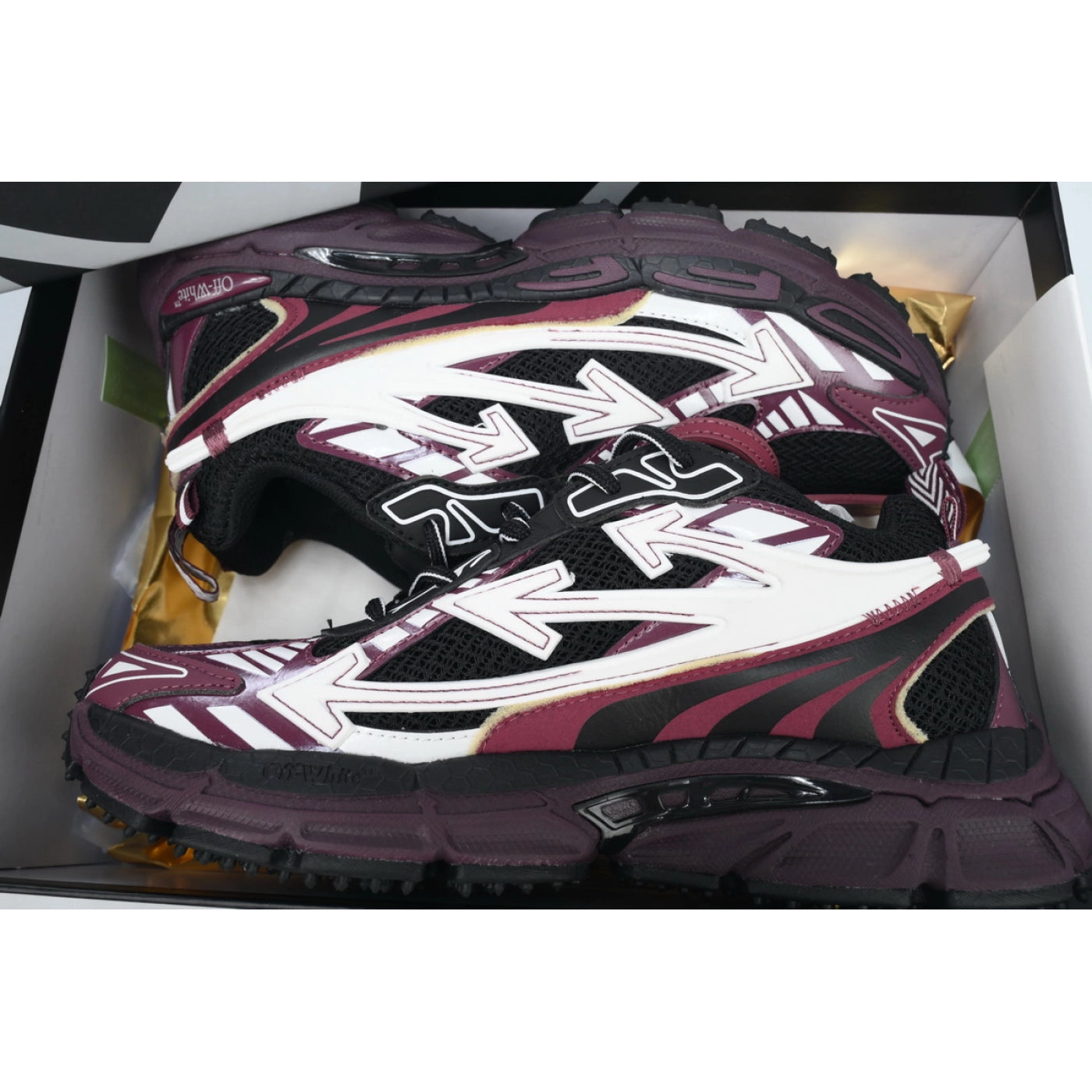 OFF-WHITE Out Of Black Purple