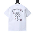 Chrome Hearts Sanskrit Cross Embroidered Short-Sleeve T-Shirt white