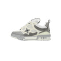 Louis Vuitton Leather lace up Fashionable Board Shoes White