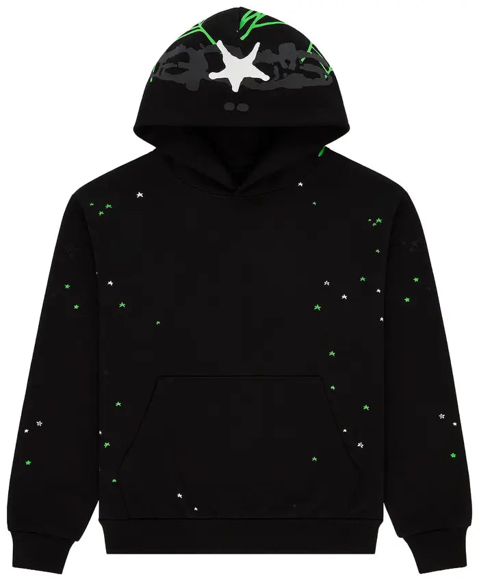 Sp5der Heavy Web Hoodie 'Black'