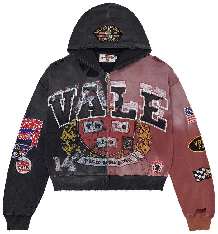 Vale Forever Two Face Zip Up 'Red/Black'
