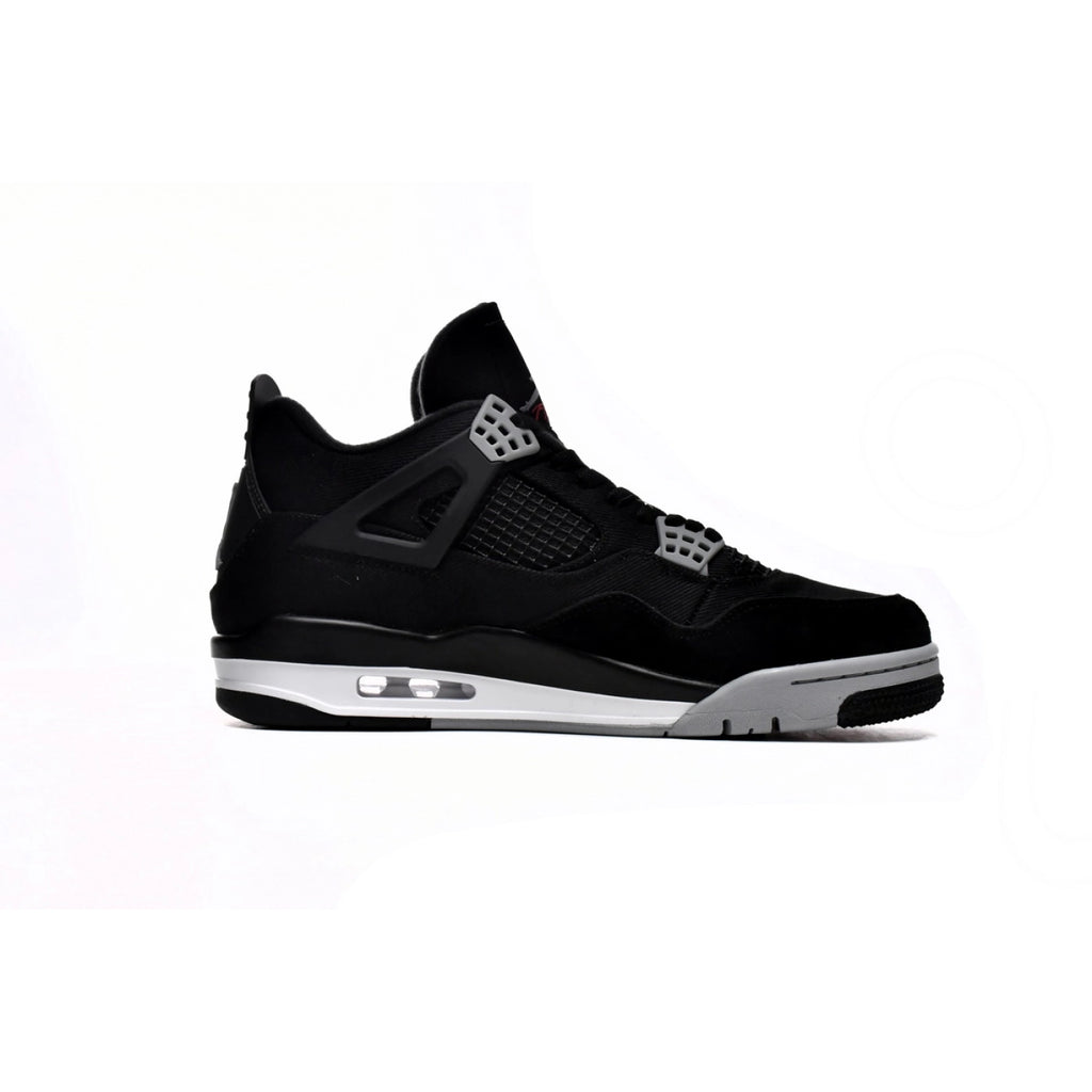 Air Jordan 4 Retro Black Canvas