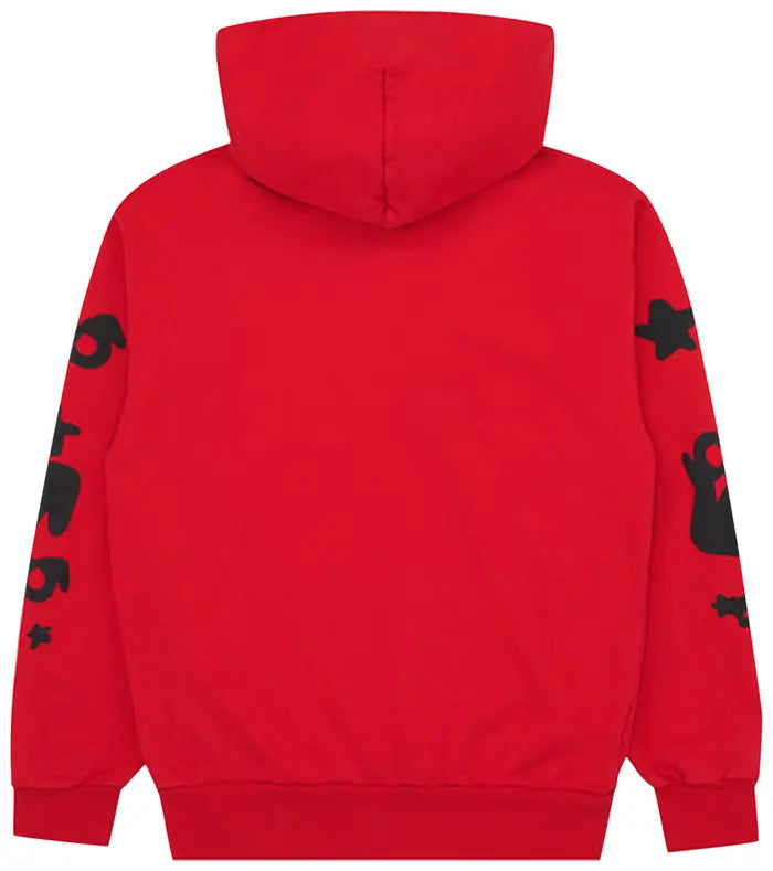Sp5der Beluga Hoodie 'Red/Black'