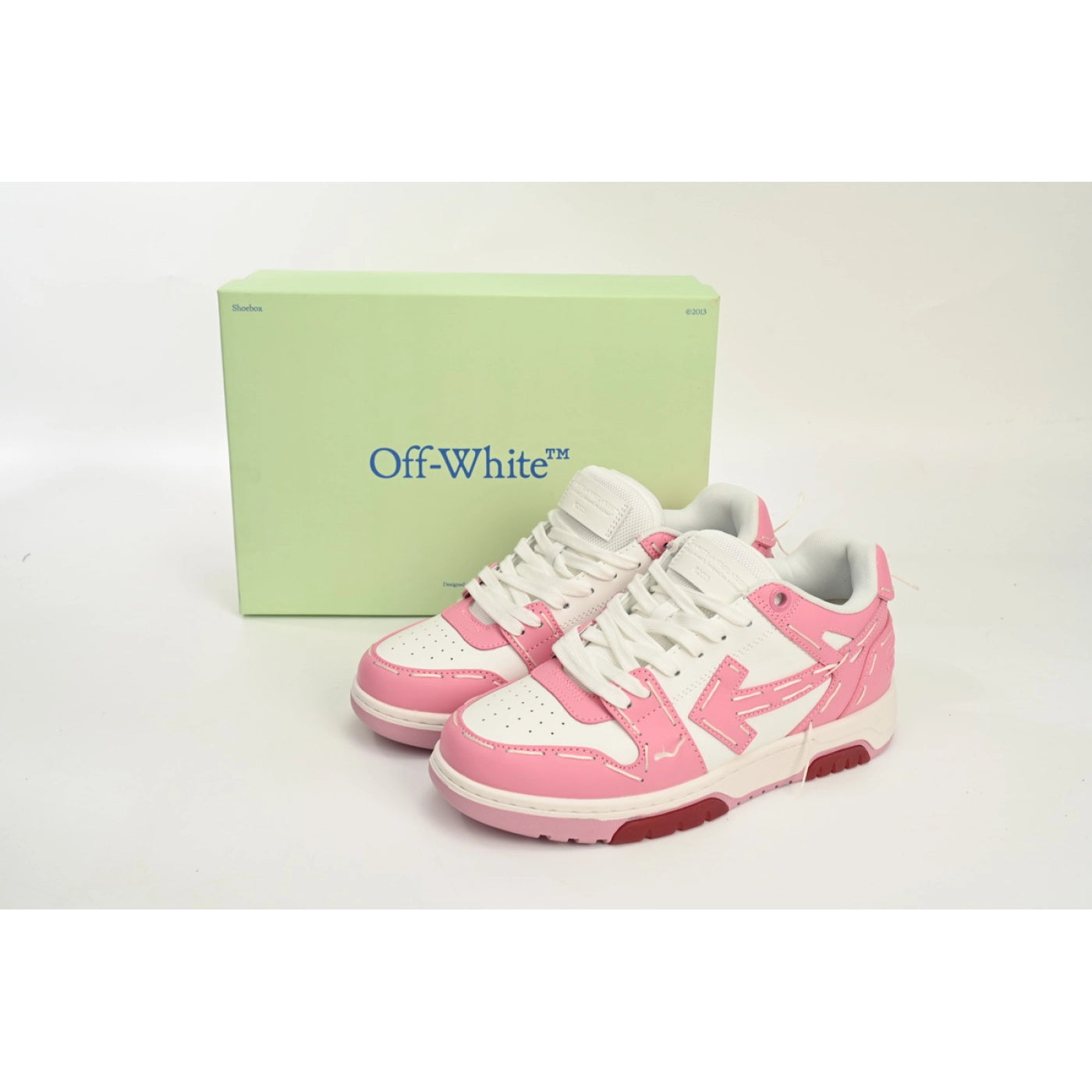 OFF-WHITE Out Of Pink And White Limit sneakers