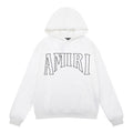 AMIRI Sun Hoodie white