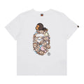 BAPE All Baby Milo Multi Milo On Big Ape Tee 'White'