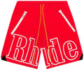 Rhude Logo Shorts 'Red'