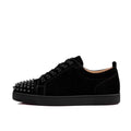 Christian Louboutin Louis Junior Spikes Flat Black