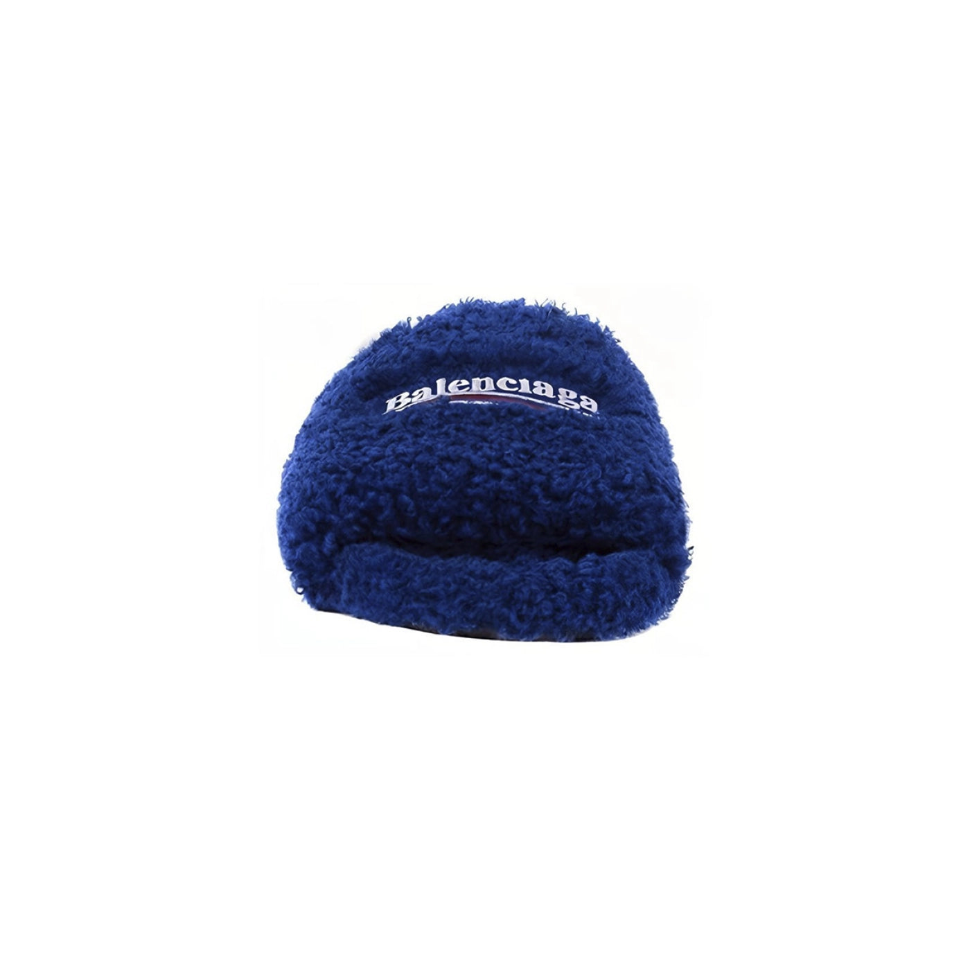 Balenciaga Furry Slide Blue