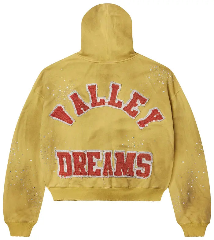 Vale Forever Sun Custered Zip Up 'Yellow' hoodie