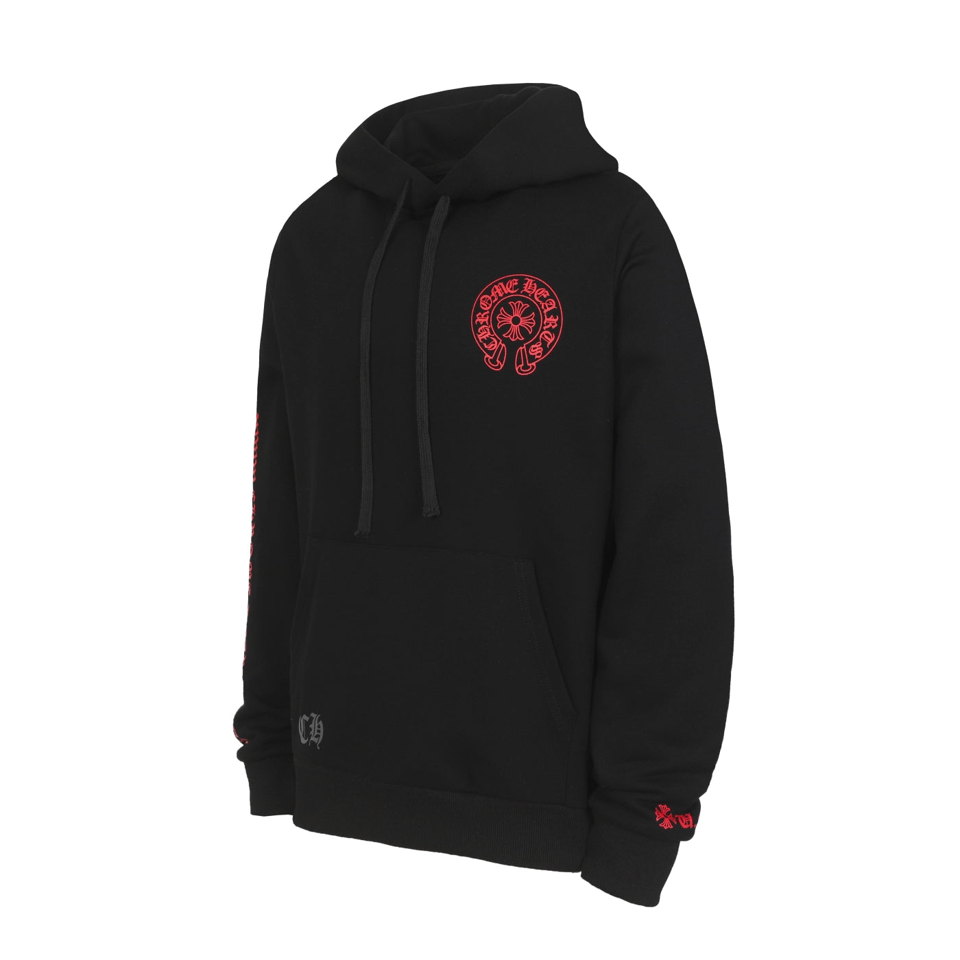 Chrome Hearts black and red hoodie