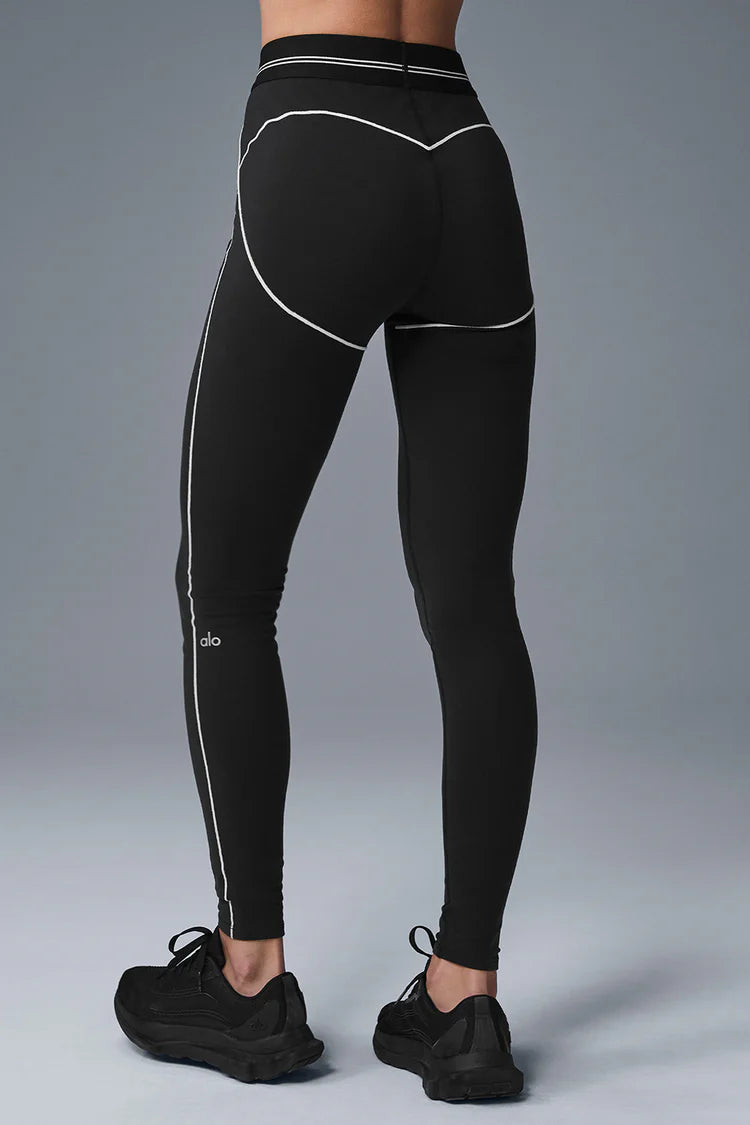 Airbrush High-Waist Heart Throb Legging black and white SETS