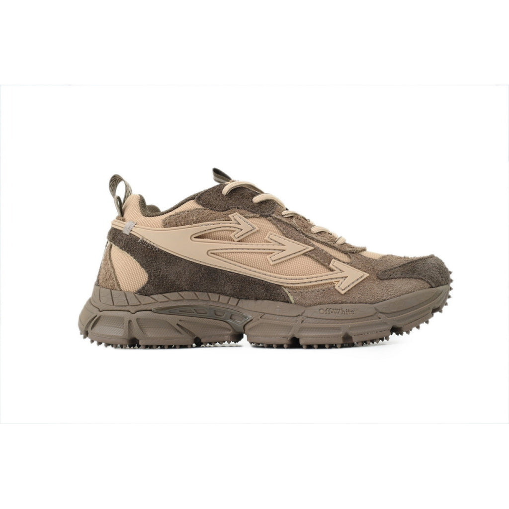 OFF-WHITE Out Of Coffee Brown sneaker