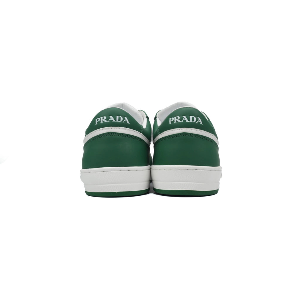 Prada Downtown Low Sneakers White Green