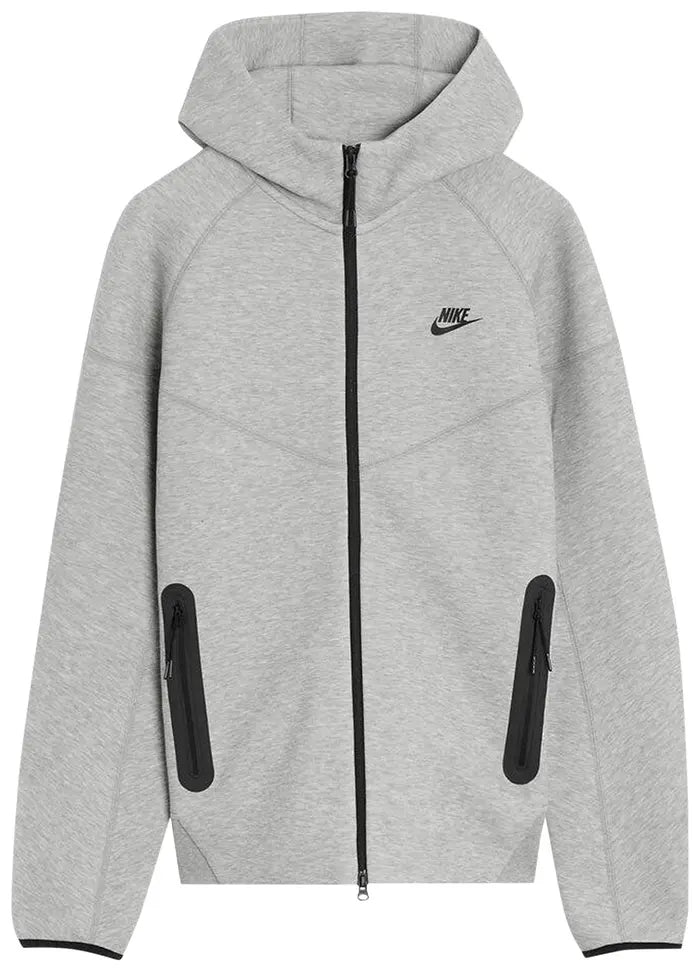 Nike Sportswear Tech Fleece Windrunner Full Zip Hoodie 'Dark Grey Heather/Black'
