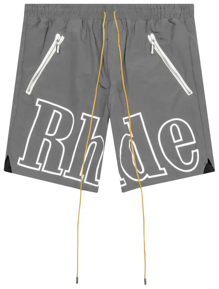 Rhude Logo Shorts 'Grey'