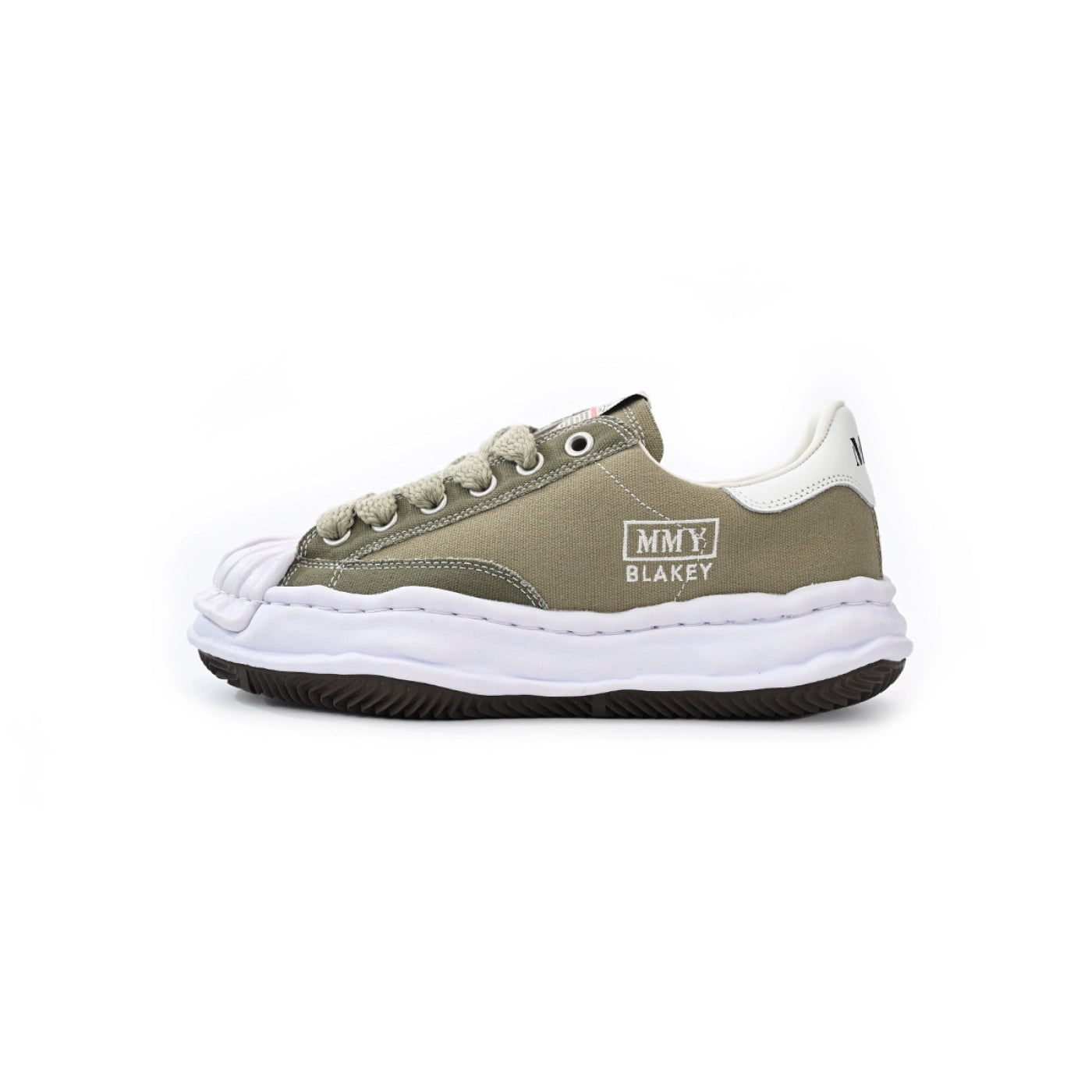 Mihara Yasuhiro White And White Green sneakers