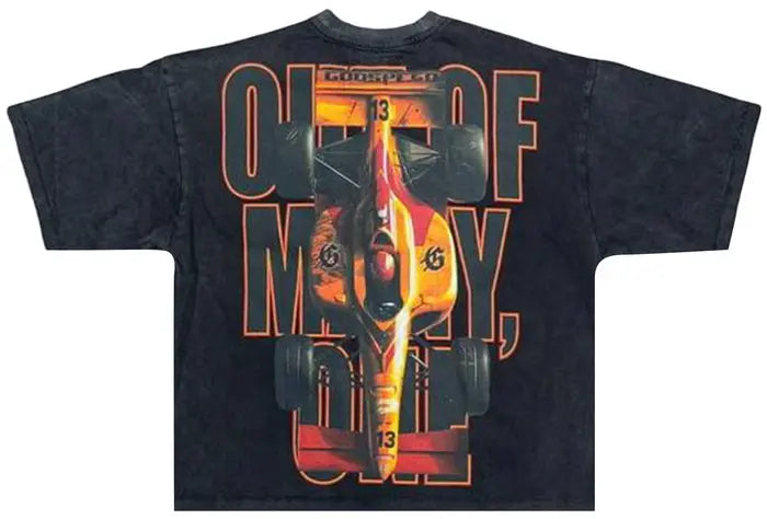 Godspeed F1 Finishline T-Shirt 'Black Wash'