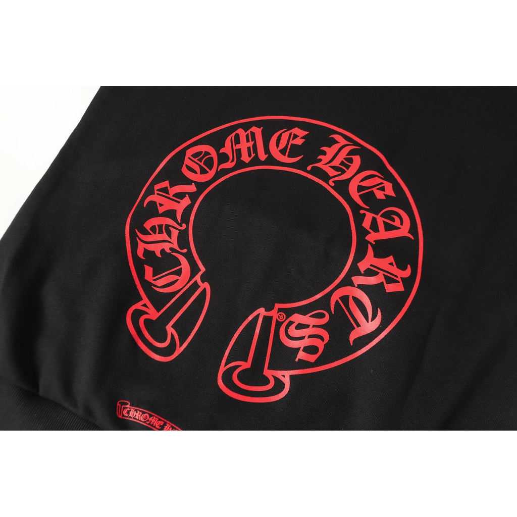 Chrome Hearts black and red hoodie