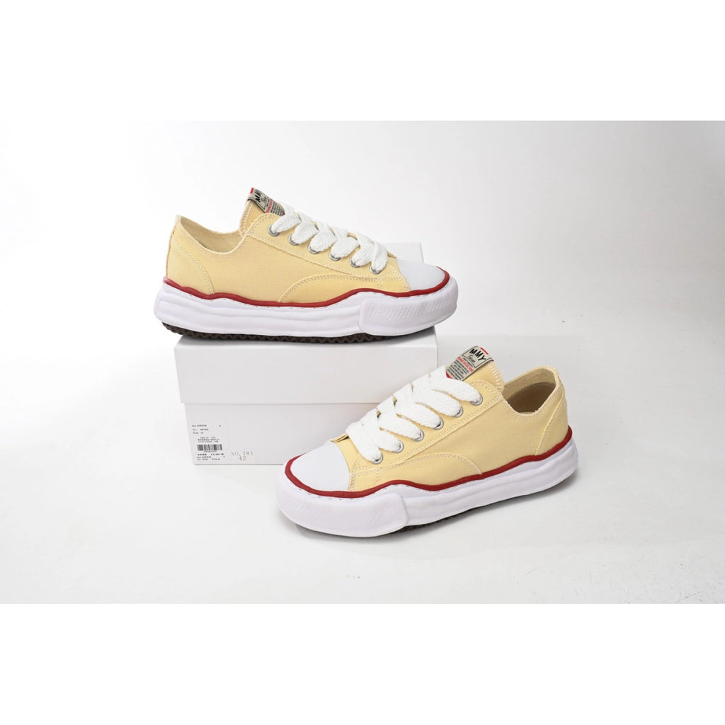 Mihara Yasuhiro Yellow, White, And Red sneakers