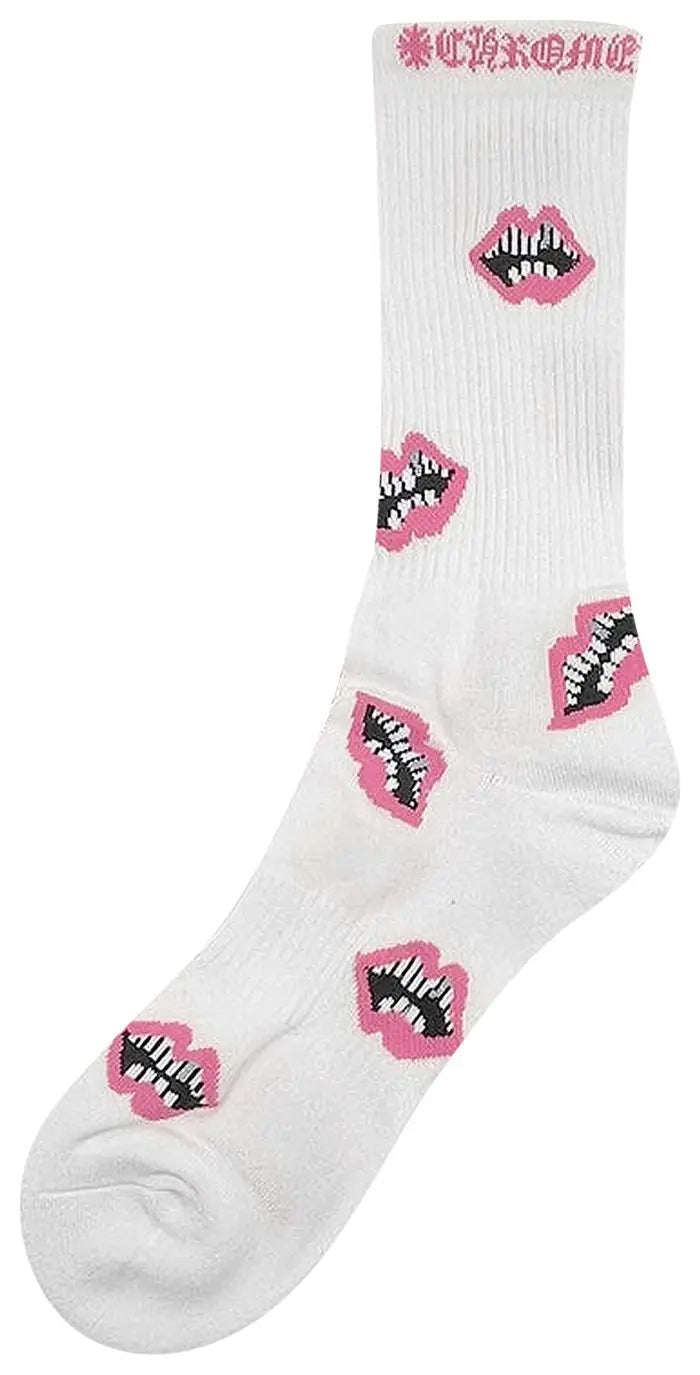 Chrome Hearts x Matty Boy Chomper Socks 'White'