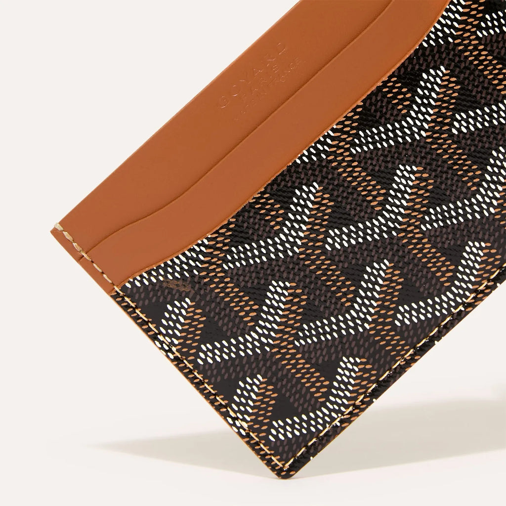 Saint-Sulpice Card Wallet black and tan