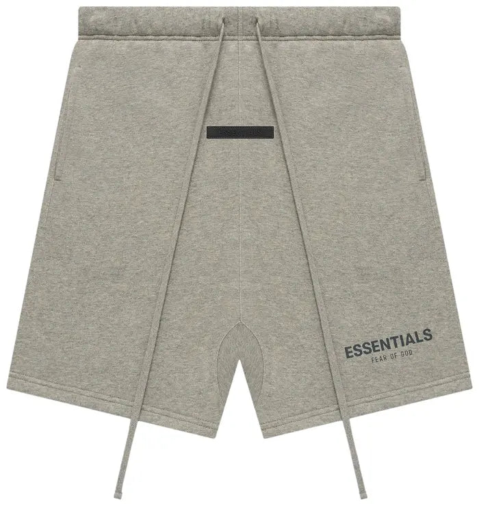 Fear of God Essentials Summer Core Sweat Short 'Dark Heather Oatmeal'