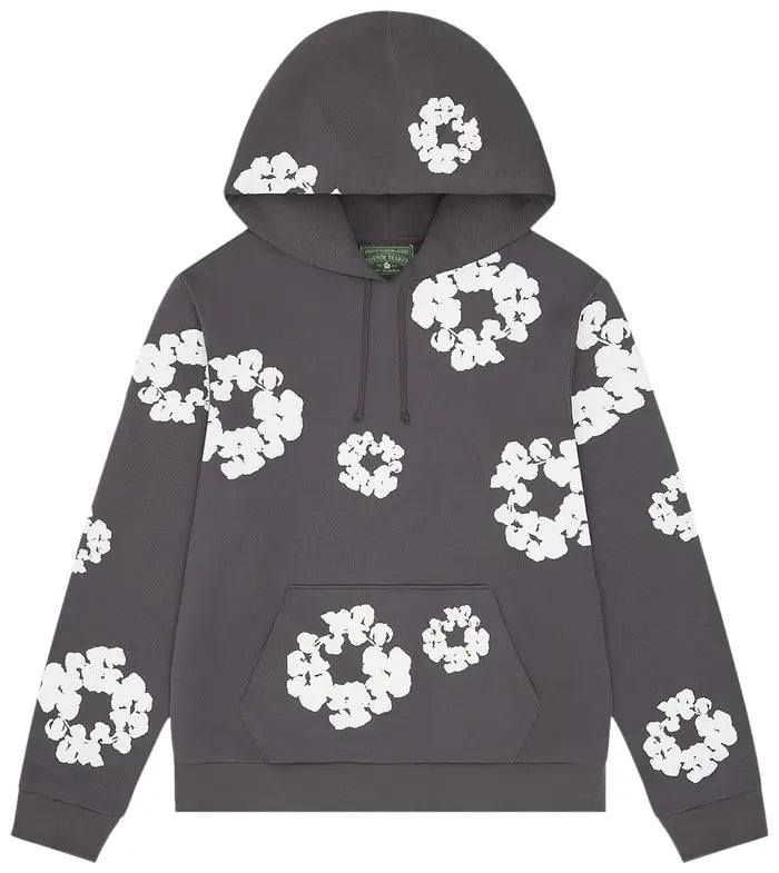Denim Tears Cotton Wreath Hoodie 'Charcoal'