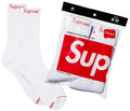 Supreme Crew Socks (4 Pack) 'White'