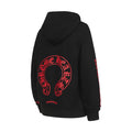 Chrome Hearts black and red hoodie