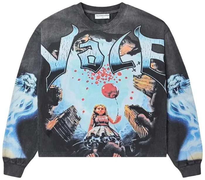 Vale Forever Red Balloon Long-Sleeve 'Black/Blue'