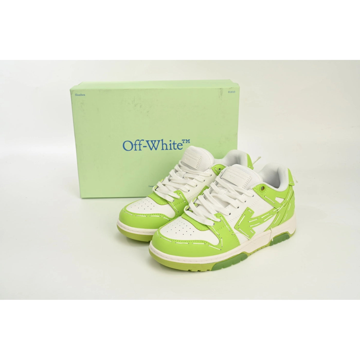 OFF-WHITE Out Of Green And White Limit sneakers