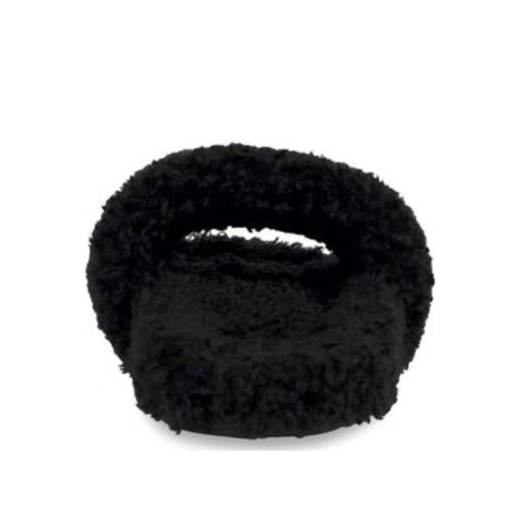 Balenciaga Furry Slide Black