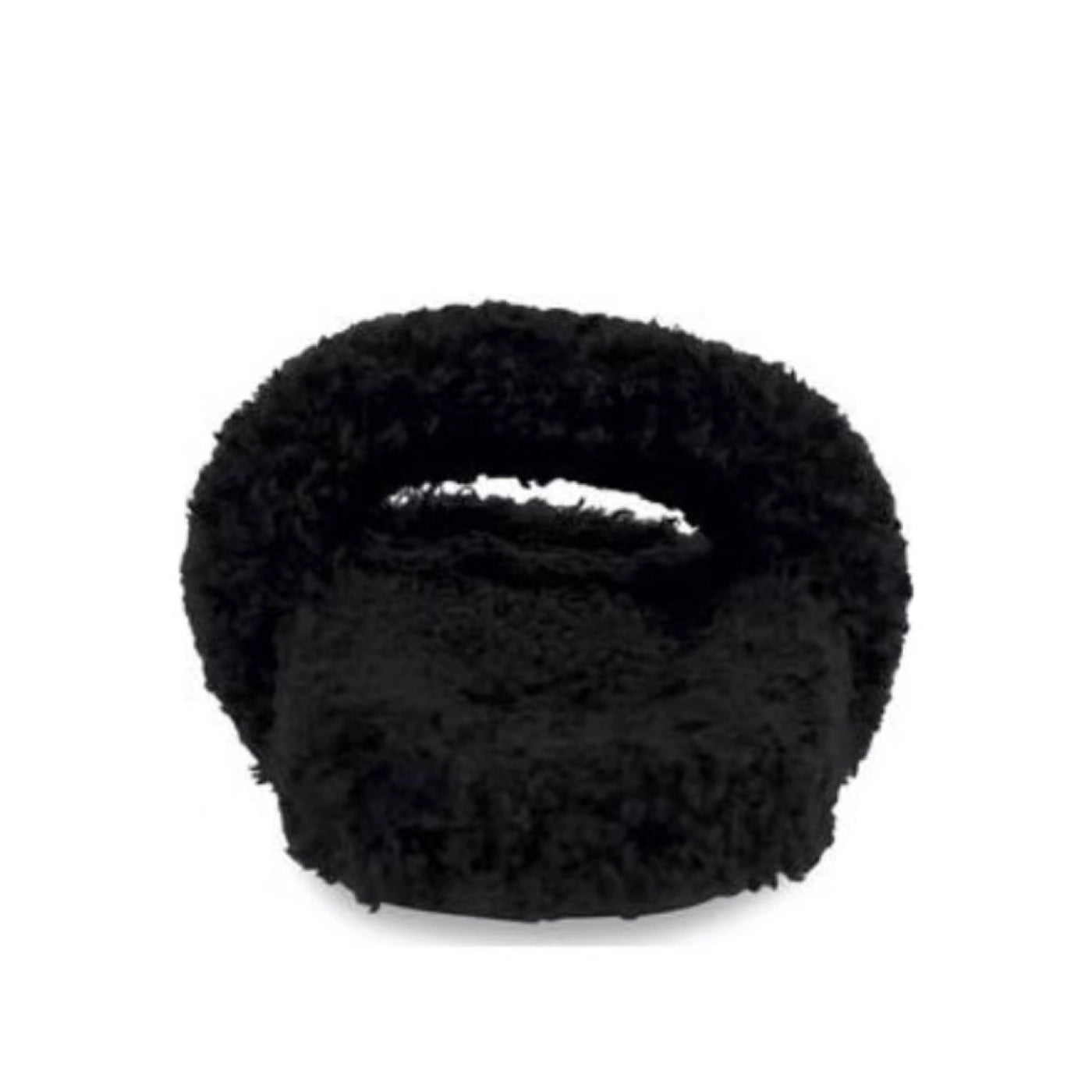 Balenciaga Furry Slide Black