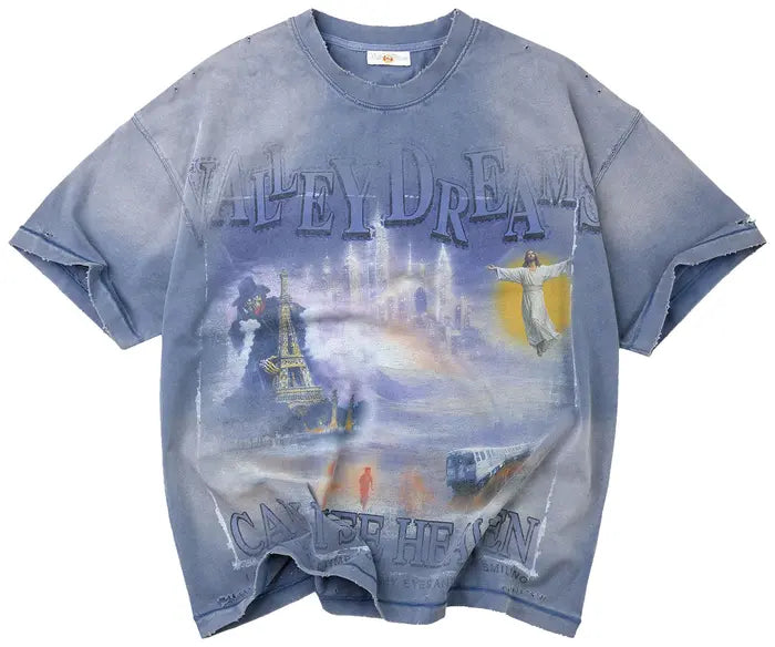 Vale Forever Can I See Heaven Tee 'Blue'