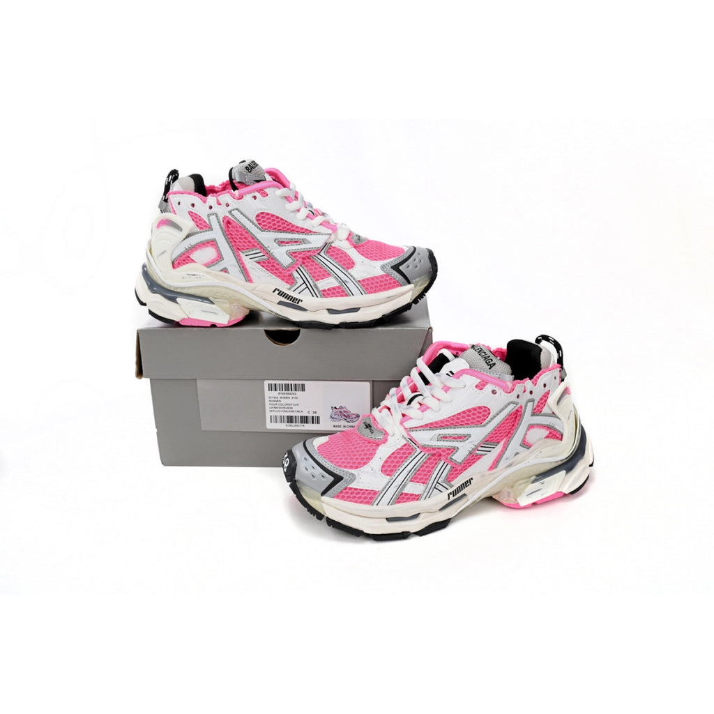 Balenciaga Runner White Red Powder