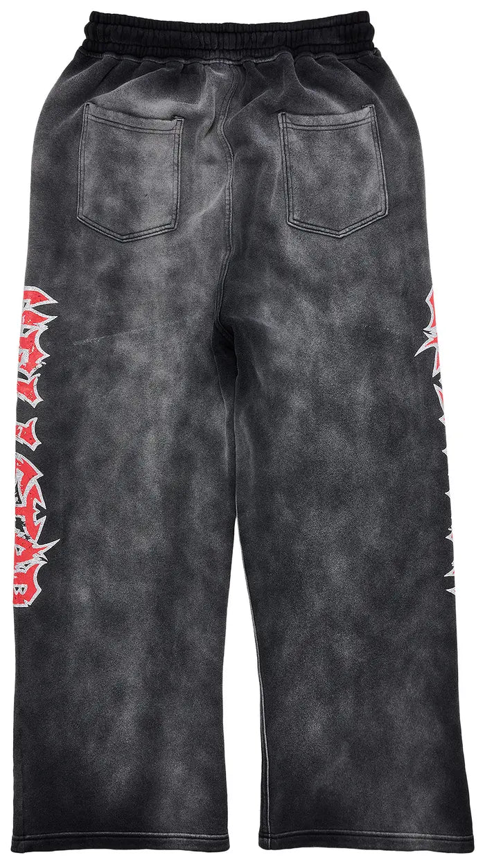 Hellstar Stars Shine Graffiti Sweatpants 'Black'