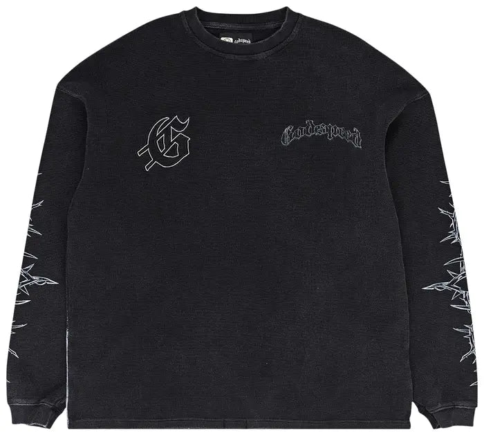 Godspeed Once Upon A Time Thermal Long-Sleeve T-Shirt 'Black Wash'
