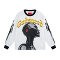 Godspeed Robot Skulls Long Sleeve T-shirt white