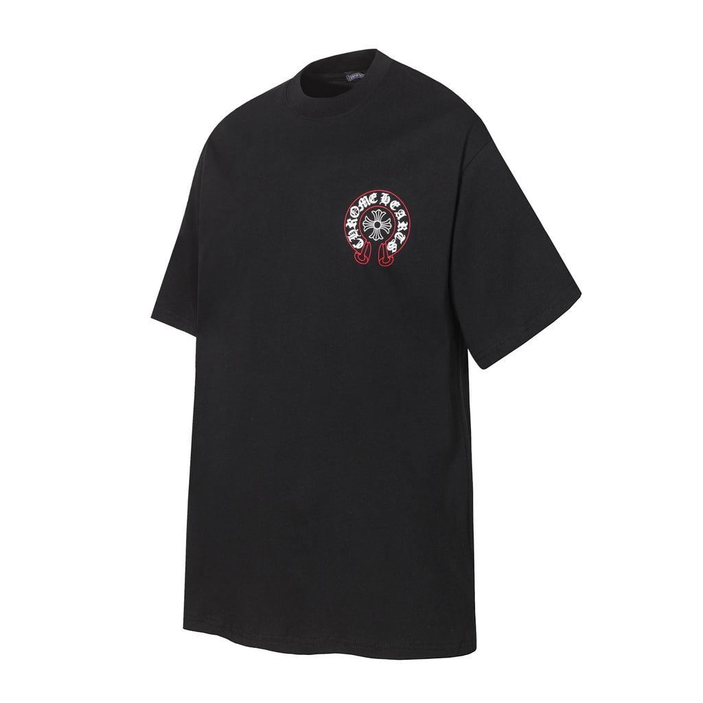 Chrome Hearts T-Shirt  black and red