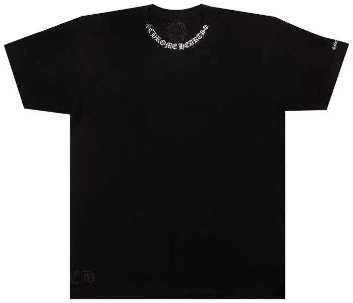 Chrome Hearts Neck Logo T-Shirt 'Black'