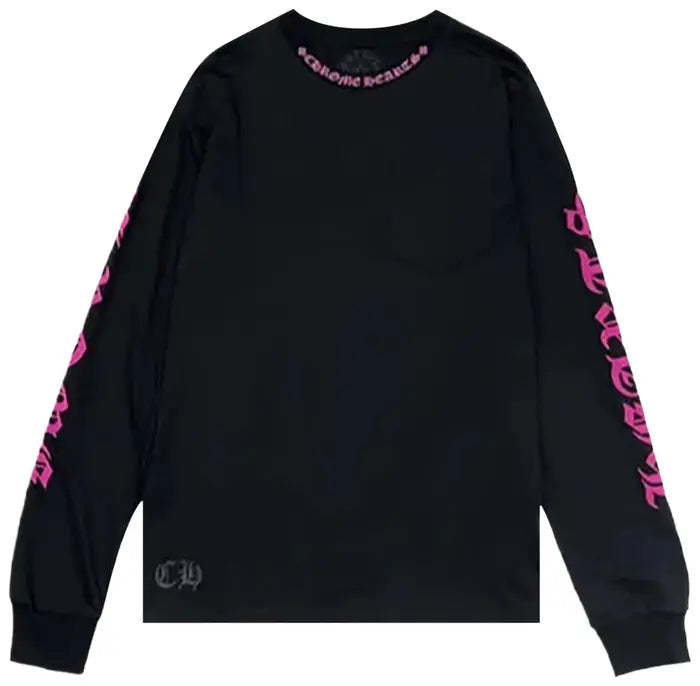 Chrome Hearts Long Sleeve Pocket Crew 'Black'