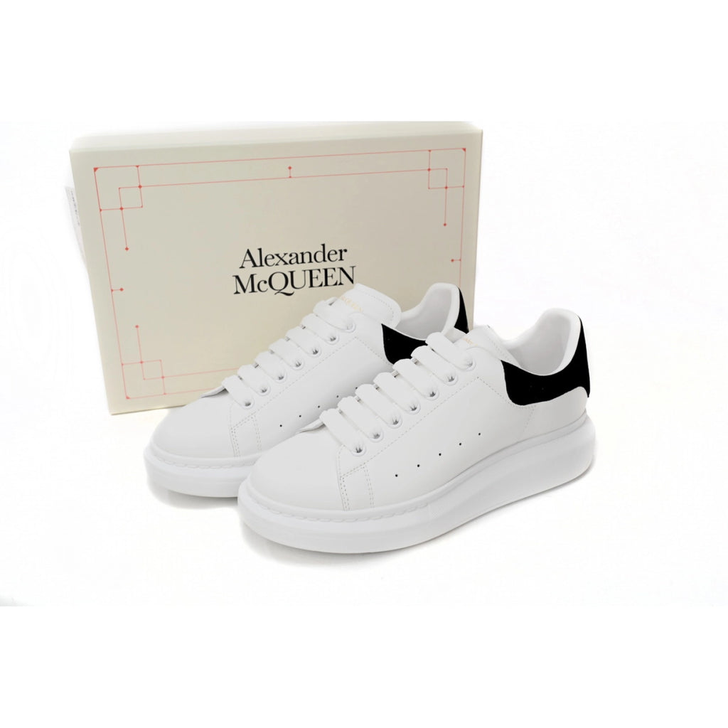 Alexander McQueen Sneaker Black Velvet white gold