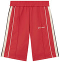 Palm Angels Classic Logo Track Shorts 'Red/Off White'
