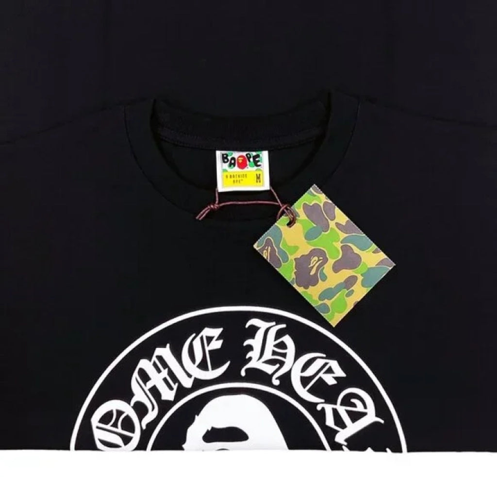 BAPE x Chrome Hearts Baby Milo T-shirt Black