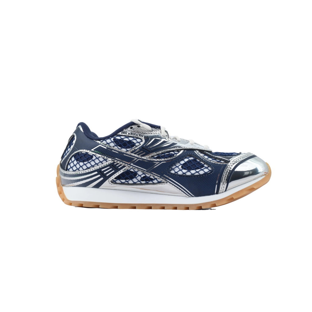 Bottega Veneta Orbit Deep Blue Silver shoes