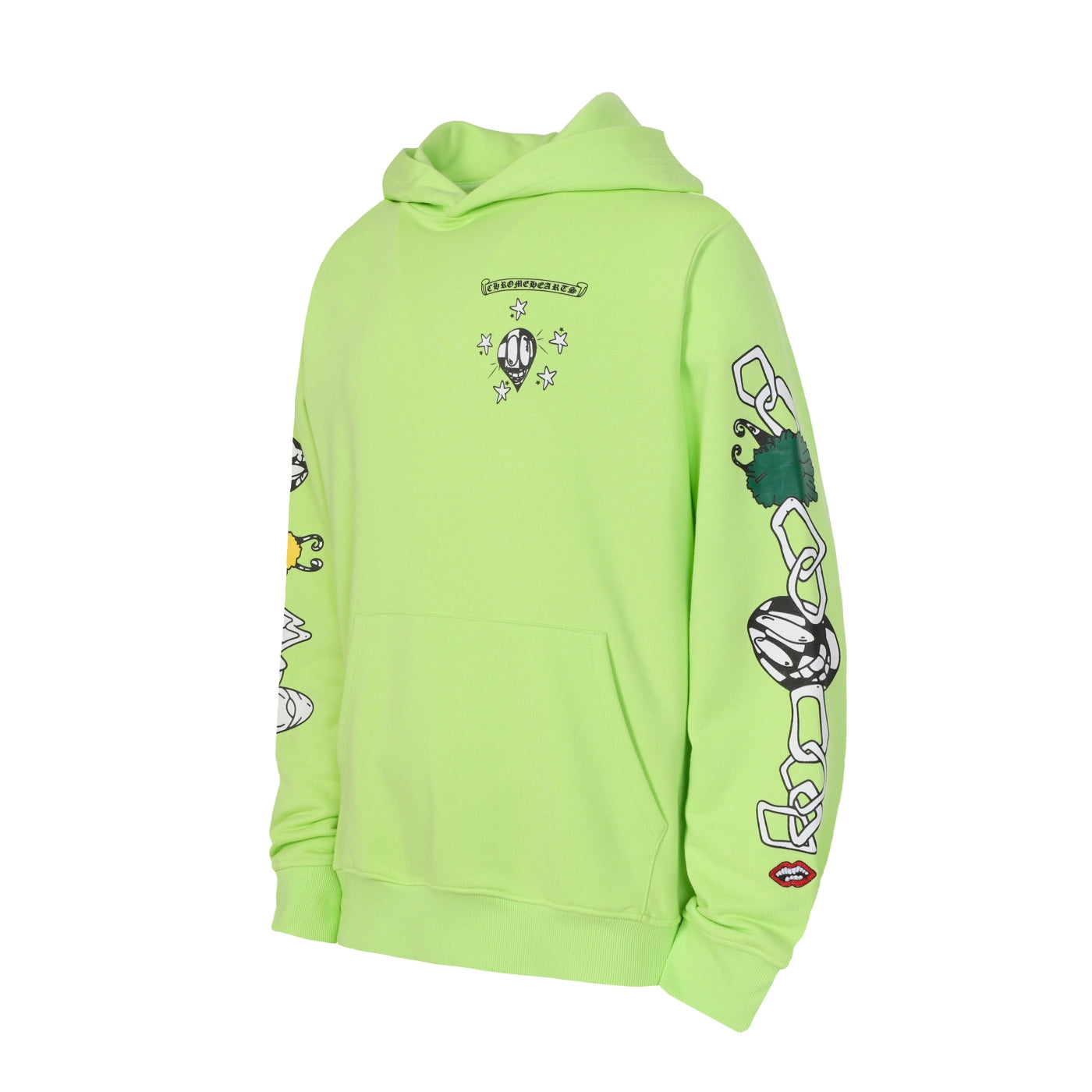 Chrome hearts green hoodie