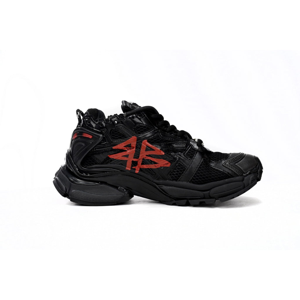 Balenciaga Runner Black And Red Characters